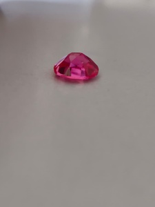 Zafiro rosa, piedra preciosa suelta cultivada en laboratorio, calidad premium, corte redondo, claridad brillante, piedra facetada para la fabricación de joyas. - Product Image 3