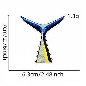 Parches bordados personalizados al por mayor, insignia de corazón termoadhesiva, parche de tela con lentejuelas bordado en 3D para sombreros, bolsos, chaquetas y ropa DIY - Product Image 2