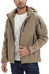 Winter Softshell <b>Jacket</b> Stand Collar <b>Waterproof</b> Breathable Outdoor Hiking - Product Image 2
