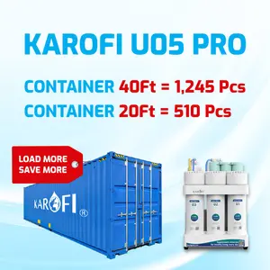Karofi KAQ-U05 Pro高性能10ステージ逆浸透システム家庭用の整頓されたアンダーシンクフィルター