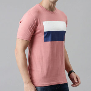 Camiseta de Algodón para Hombre al por Mayor |   Impresión única en el borde lateral |   Jersey de Cuello Redondo Transpirable de Alta Calidad y Corte Regular |   Envío Inmediato - Product Image 3