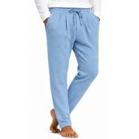 Pantalon de jogging pour homme, coupe slim, en maille gaufrée, décontracté, texturé, avec taille élastique et cordon de serrage, confortable, bas de sport pour homme en maille gaufrée