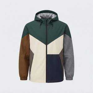 Veste coupe-vent unisexe légère et respirante de couleur unie, service OEM du premier fabricant, manches longues, coupe classique - Product Image 1