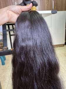 Venta caliente 2024 Extensiones de cabello Remy vietnamita a granel de alta calidad Suave sedoso Suelto Onda profunda Sin enredos Sin desprendimiento - Product Image 2