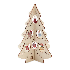 Accessori decorativi di natale decorativi personalizzabili per alberi di natale ornamento Silhouette - Product Image 2