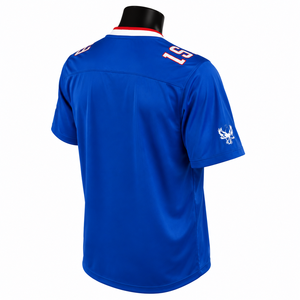 Camiseta de fútbol americano personalizada, camiseta deportiva de malla transpirable para hombre, uniforme de equipo, camiseta de entrenamiento con cuello en V - Product Image 5