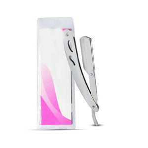 Barber <b>Razor</b> <b>Men</b> Heavy Duty Shaving <b>Razor</b> Beard Face and Professional Grooming Single and Double Edge Safety Design - Product Image 1