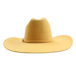 Yellow Wool Striped Cowboy <b>Hat</b> Unisex Adult Casual Wide Brim Breathable Windproof Beach Spring <b>Summer</b> 56-58CM - Product Image 3
