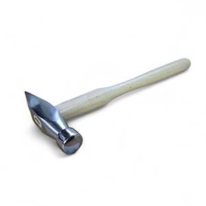 Marteau de montreur avec manche en bois naturel, outil de réparation de bijoux en acier inoxydable, outil de travail des métaux, 50-100 mm, 9-1/4 pouces, ZetomedPro - Product Image 5