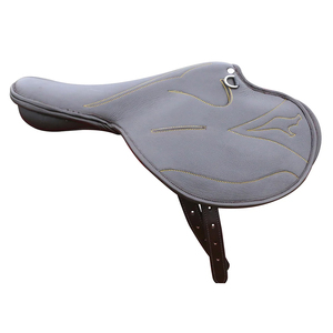 Silla de montar de carreras de cuero ligera y duradera para entrenamiento y uso en pista, tipo Half Tree, estilo inglés. - Product Image 5