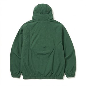 RTS Wholesales Custom Logo Green Men's High Quality Nylon <b>Wind</b> <b>Breaker</b> Sets For Summer Outdoor Men Set Streetwear Hoodies Shorts - Product Image 3