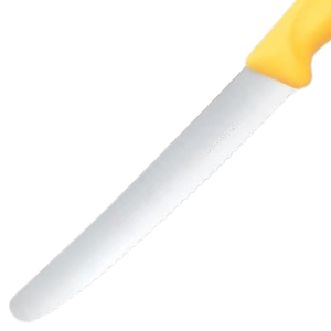 Couteaux de cuisine à manche jaune en acier inoxydable, lame tranchante, couteaux utilitaires professionnels pour couper la viande, les fruits, les légumes et les aliments - Product Image 6