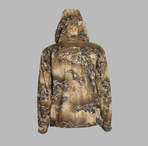 Veste de chasse softshell coupe-vent pour homme, respirante, entièrement zippée, avec col montant et poches poitrine et hanches - Product Image 2