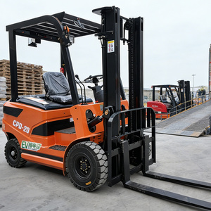 Xe nâng điện kho hàng nhỏ gọn CE ISO 2 tấn, cột nâng 3m, lốp đặc, sử dụng trong nhà ngoài trời, giá tốt, bán chạy, hỗ trợ OEM - Product Image 1