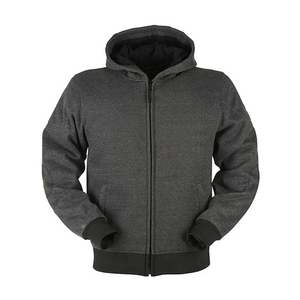 Prix de gros – Nouveau sweat à capuche moto pour homme en molleton de coton à séchage rapide, coupe ajustée, doublure softshell en Kevlar, certifié CE - Product Image 1