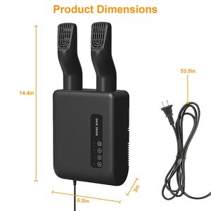 Asciugascarpe e Scaldastivali Portatile con 3 Impostazioni di Timer per Stivali Bagnati, Guanti, Cappelli e Indumenti - Product Image 5