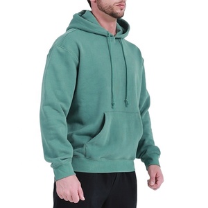2021 Latest Design Men's Personalized Heavy Pullover Hoodie With Drawstring Men's Hooded Pullover Customizable Sweat Shirt - Product Image 1