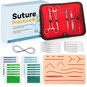 2026 Premium Quality Make <b>Own</b> With Wholesale Rate Suture Practice Kit Silicone Suture Pad With Tools Medical Training Sets - Product Image 1