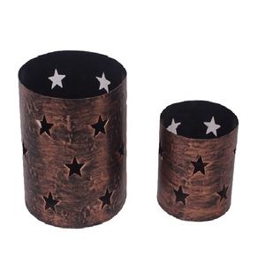 Porte-bougie de Noël en métal décoratif pour centre de table, porte-bougie de Noël pour la décoration de la maison - Product Image 1