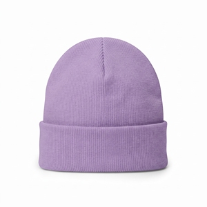 Bonnet en acrylique violet Hawk Eye unisexe, bonnet d'hiver à revers, couvre-chef tricoté décontracté, 56-58CM - Product Image 6