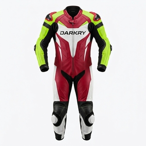 Traje de Cuero para Motociclismo Personalizado OEM, Equipo de Pista para Hombre y Mujer, Secado Rápido, Protección con Armadura, Venta al Por Mayor - Product Image 1
