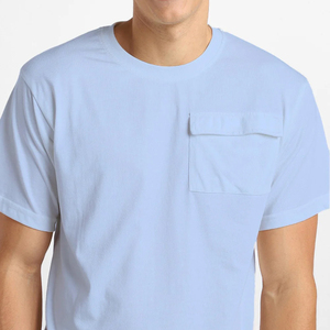 Conjunto Casual de Verano Unisex al por Mayor, Camiseta de Manga Corta con Estampado Personalizado y Pantalones Cortos Tejidos, Diseño Sólido para Hombre, 100% Algodón, Secado Rápido - Product Image 4