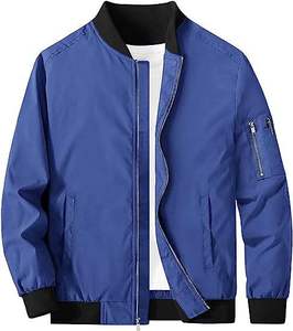 Men's Bomber Jacket Premium Quality Windproof Lightweight Casual Outerwear Streetwear Fashion Jacket - Product Image 3