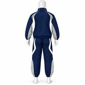 Ensemble de survêtement coupe-vent deux pièces respirant et imperméable en nylon 100 % personnalisé, coupe classique, fabriqué par AMSEC IND, en vente. - Product Image 5