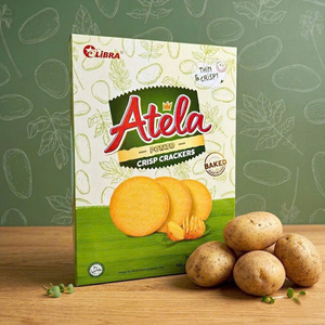 แครกเกอร์มันฝรั่งอบกรอบ 342 กรัม ขนมขบเคี้ยวเพื่อสุขภาพ ผู้ผลิต ODM - Product Image 1