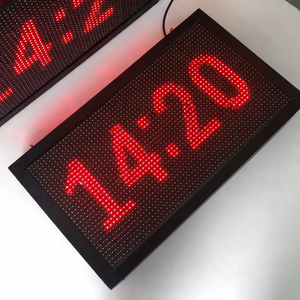 Industrial P10 <b>LED</b> Matrix <b>Clock</b> & Production Information Board – Modbus TCP/IP | OEM/ODM - Product Image 4