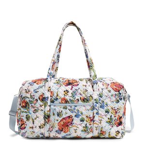 Quilted Paisley Print Luxury Sport Duffel Bag Large Capacity Zipper Closure Travel Weekender Polyester <b>Lining</b> - Product Image 5