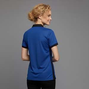 Vente en gros – Nouveauté : Appliques d'été personnalisées avec logo, 100 % coton écologique, style golf pour femmes, pour chemises ajustées en côte extensible - Product Image 2