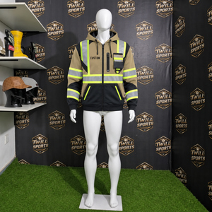 Chemise de travail haute visibilité personnalisée à manches longues, séchage rapide, avec capuche, vêtements réfléchissants - Product Image 4