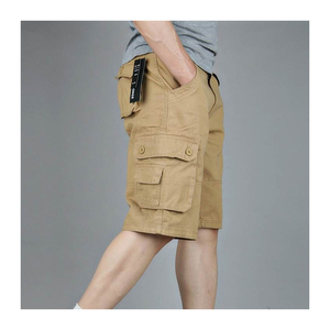Shorts Cargo Homme Tendance Multi-Poches Nouveau Style Été Imperméable Taille Élastique Coton HAWX RACE GEAR - Product Image 5