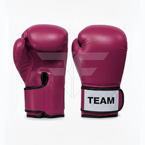 Guantes de Boxeo Profesionales Personalizados de Cuero PU con Absorción de Humedad y Cierre de Gancho y Bucle de Alta Calidad - Product Image 2