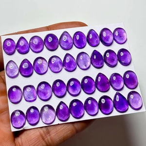 Cabochon d'améthyste naturelle brésilienne, cristal violet royal, pierre précieuse pour bijoux, cristal de guérison Reiki, méditation - Product Image 3