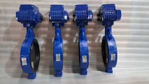 วาล์วผีเสื้อแบบมอเตอร์ C-Way DN200 PN16 230V แบบเปิด-ปิด ตัวเรือน DI พร้อมจานวาล์ว CF8 สำหรับโรงงานบำบัดน้ำ - Product Image 4