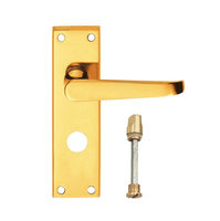 COSHIK EXPORTS Juego de Manijas de Puerta de Latón Sólido, Instalación con Tornillos, Alta Resistencia, 1 Año de Garantía, Diseño Tradicional para Puertas