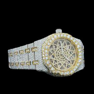 Best Selling Unique Dial Iced Out HipHop Moissanite Diamond <b>Arabic</b> Numerals With Classic Featuring Man's Party Wear Trendy <b>Watch</b> - Product Image 2
