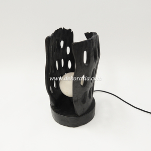 Eco-Friendly Black Wooden Table Lamp for Living Room Bedroom Hotel Interior Modern Home Decor - Product Image 5