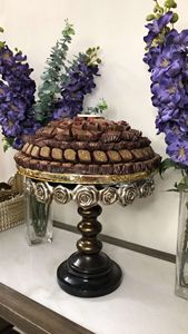 Tazón de regalo para chocolate, tazón para servir chocolate, tazón para servir dulces, juego de tazones decorativos, juego de tazones de lujo, bandeja para chocolate. - Product Image 6