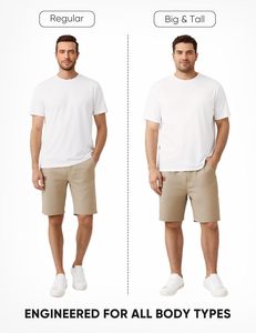 Protego Men's Gray <b>Canvas</b> <b>Plain</b> Dyed Summer Knitted Shorts High Waist Drawstring Casual Breathable Quick Dry Midweight - Product Image 4