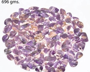 Lot de cabochons en améthyste naturelle, pierres précieuses lisses et polies, formes variées, pierres de quartz violettes pour la fabrication de bijoux - Product Image 1