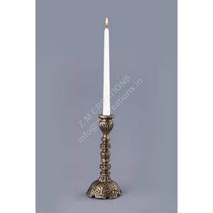 Support de bougie pilier robuste de style campagnard, fait main, décoratif, résistant à la chaleur - Product Image 1