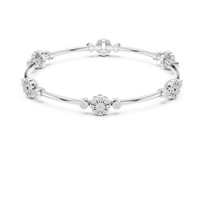 Bracelet en or jaune 14 carats avec diamant rond cultivé en laboratoire pour femmes |   Vêtements de tous les jours |   Nouveau diamant cultivé - Product Image 4