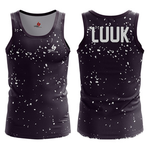 Camiseta Deportiva Sublimada Personalizada, Sin Mangas, Absorbente de Humedad, para Gimnasio, Fitness, Yoga, Entrenamiento, Running, OEM, ODM - Product Image 6