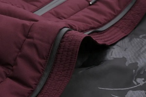 Chaqueta de plumón de alta calidad, chaqueta acolchada para hombre, fabricante profesional, chaqueta con cremallera personalizada para hombre - Product Image 5