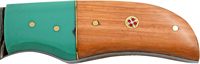 Couteau à dépecer artisanal en acier Damas, lame fixe, manche en bois d'olivier et turquoise, pour la chasse, le camping, le bushcraft, l'extérieur, vente en gros