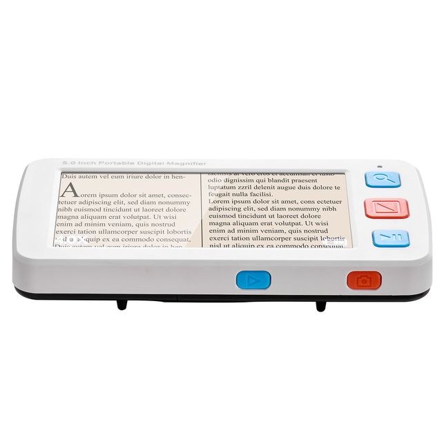 5 Inch HD Portable Digital Magnifier 4X 32X Zoom Electronic Reading Aid Low Version 17 Co Vision Care Equipment
