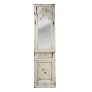 Bianco antico 20 \ "X 76 \" classico specchio da parete Vintage decorazione Country in stile Country francese - Product Image 3